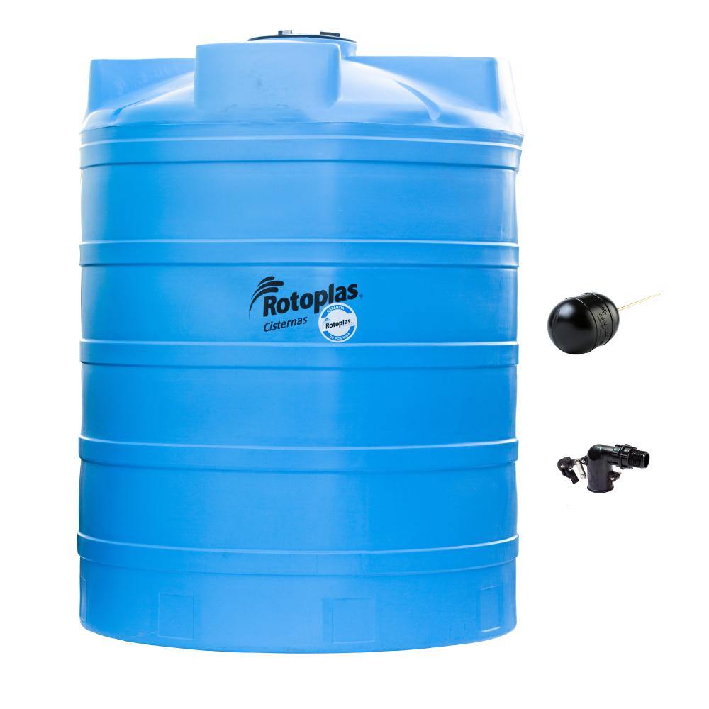 recibir medio litro preocupación Cisterna de Agua 10,000 litros Básica Rotoplas – El Rey del Tanque
